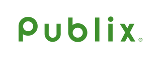 The image shows the Publix logo, featuring the word Publix in bold, rounded green letters on a white background.