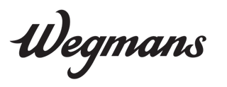 Wegmans logo in black cursive lettering on a white background.